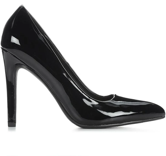 shoes Delicious Women's Scheme-S Patent Leather Pumps Shoe Carnival $34.98
