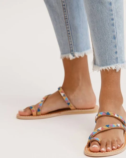 shoes Diani Retro Leather Sandals Laidback London $107.97