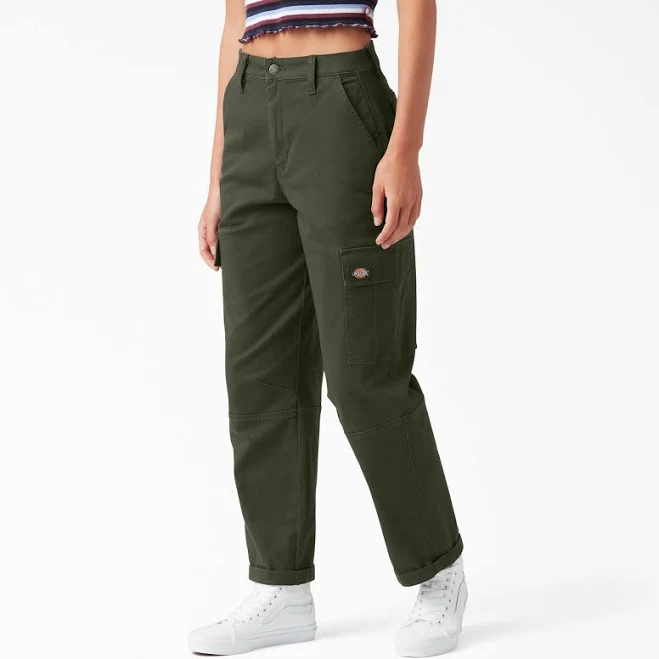 culottes Dickies Women's Relaxed Fit Cropped Cargo Pants Dickies.com $54.99
