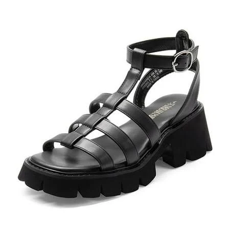 shoes Dream Pairs Rugged Lug Platform Sandals Walmart - TopShoes $23.4