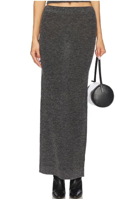 maxi skirt EAVES Mae Maxi Knit Skirt REVOLVE $117
