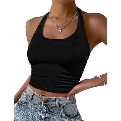 top Ekouaer Women's Halter Top Backless Camisole Target $15.99