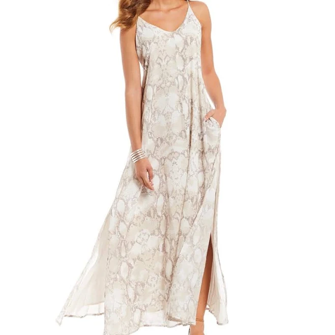 dress Elan Sleeveless Snakeskin Maxi Dress Poshmark $70