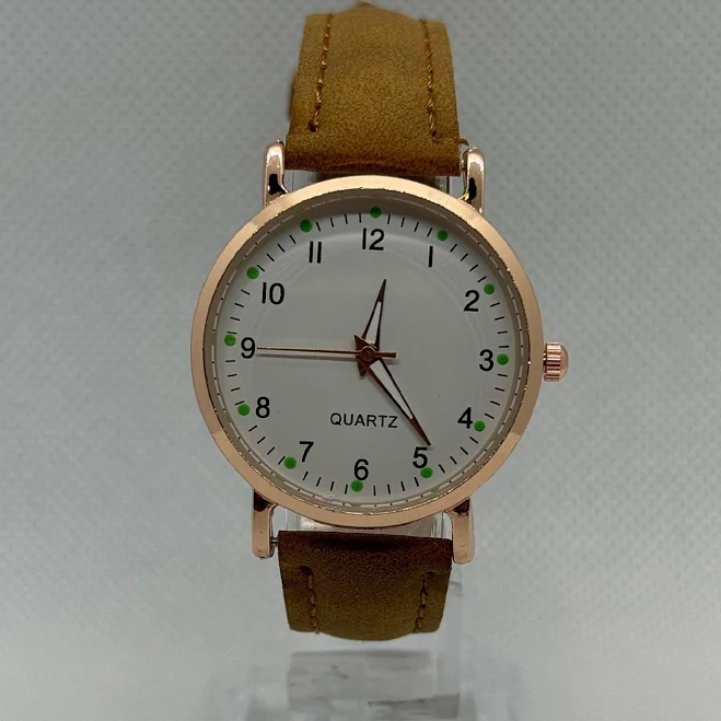 accessory Elegant Minimalist Leather Quartz Watch Etsy - Seller $36.68