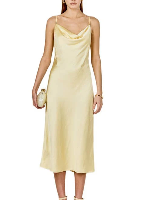 dress Endless Rose Women's Satin Midi Dress Nordstrom $80