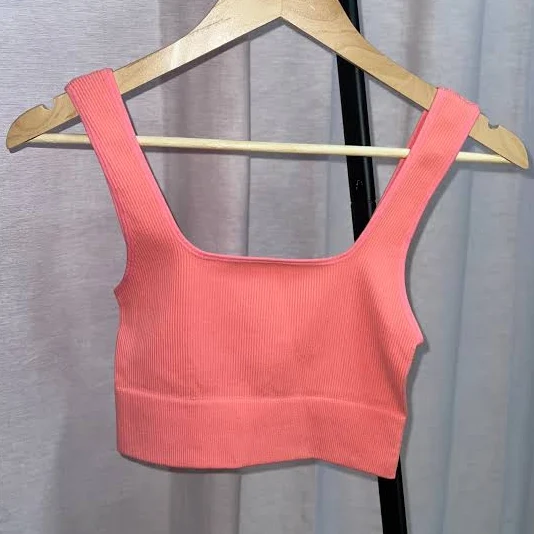 top Essence Ribbed Seamless Crop Top She's Bae Boutique $16.99
