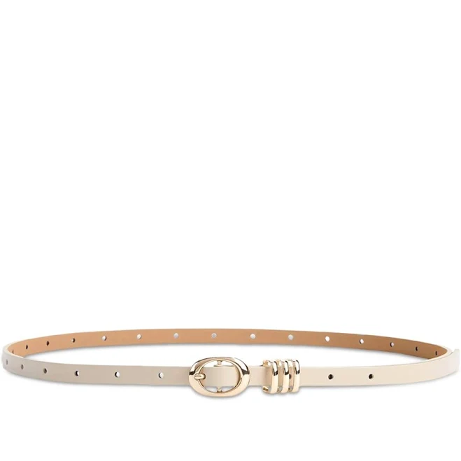 belt Ettika Women's Classic Skinny Leather Belt with Gold Hardware Bloomingdale's $65