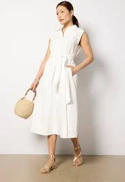 dress Evereve Women's Perry Tie Waist Shirt Dress Evereve $99.99