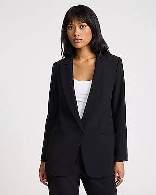blazer Express Women's Studio Stretch Twill Oversized Boyfriend Blazer Express $47.4