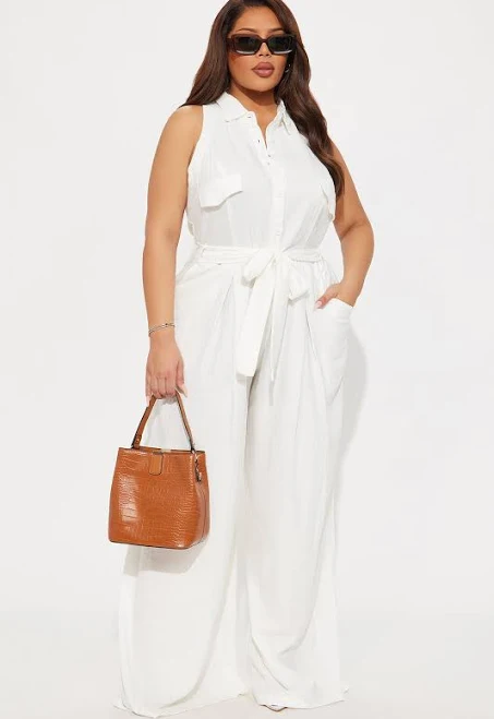 jumpsuit Fashion Nova Lizzie Linen Jumpsuit Fashion Nova $44.99