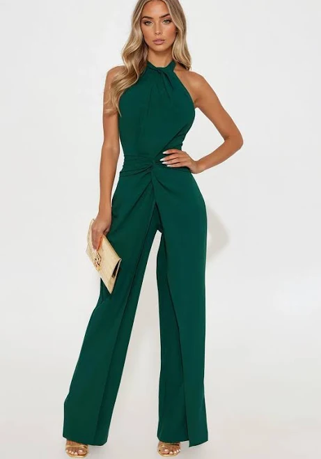 jumpsuit Fashion Nova Mirella Halter Wide Leg Jumpsuit Fashion Nova $23.98