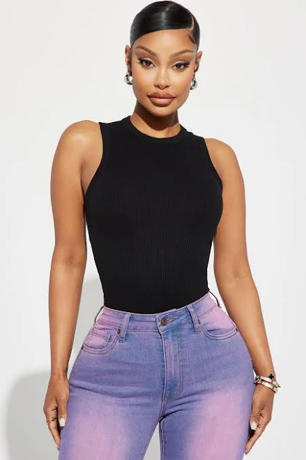 top Fashion Nova Sleeveless Ribbed Bodysuit Fashion Nova $8