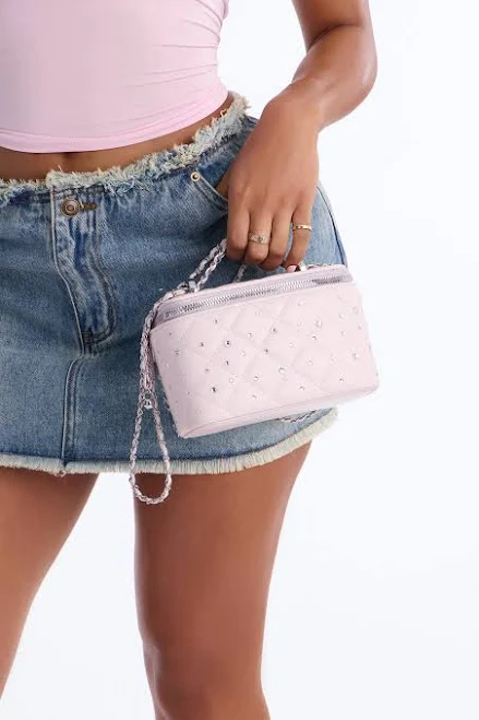 bag Fashion Nova Women's Sparks Fly Faux Leather Crossbody Bag Fashion Nova $12.49