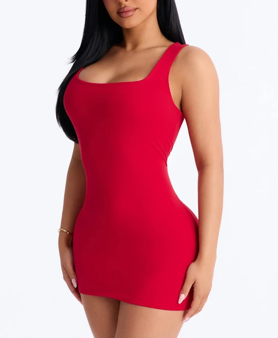 dress Fashion Nova Zoey Sleeveless Square Neck Mini Dress Fashion Nova $8