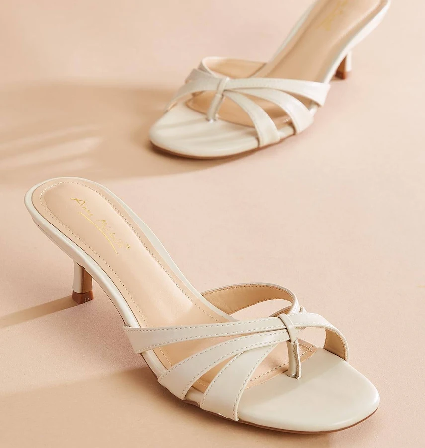 shoes Faux Leather Kitten Heels Versona $34.99