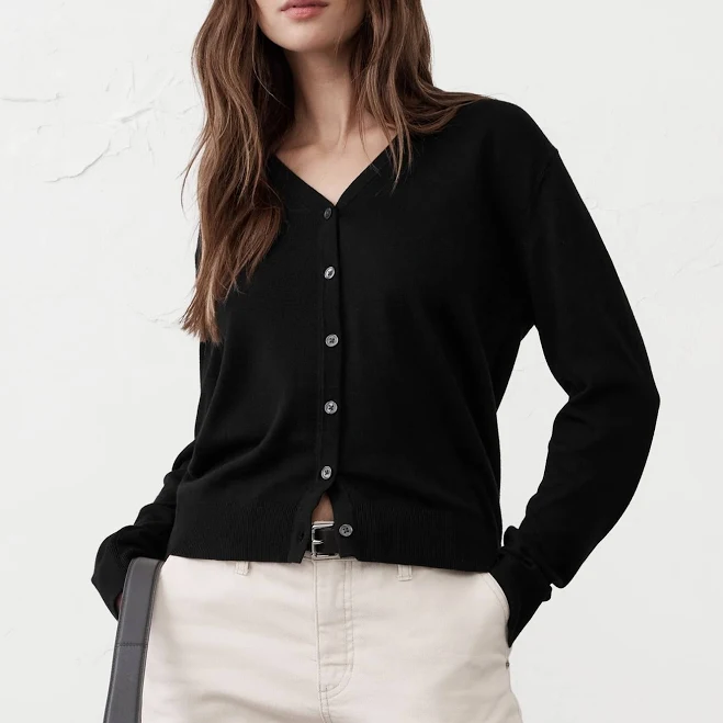 cardigan Forever V-Neck Cardigan Sweater Banana Republic Factory $40