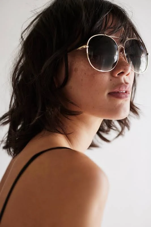 accessory Free People Pasadena Oversized Aviator Sunglasses Free People $30