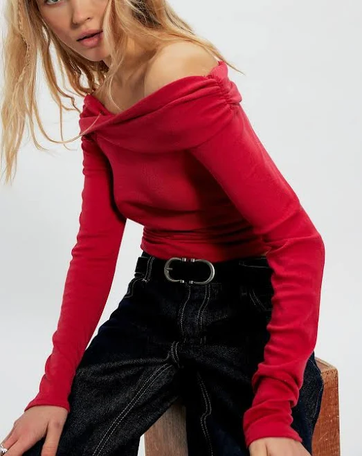 top Free People Robbie Off The Shoulder Top Free People $29.95