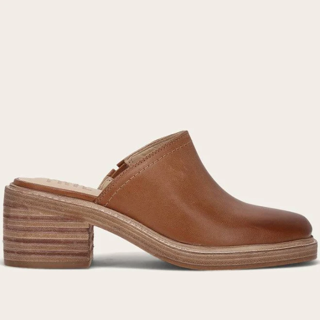 shoes Frye Women's Kate Square Toe Block Heel Mules The Frye Company $198