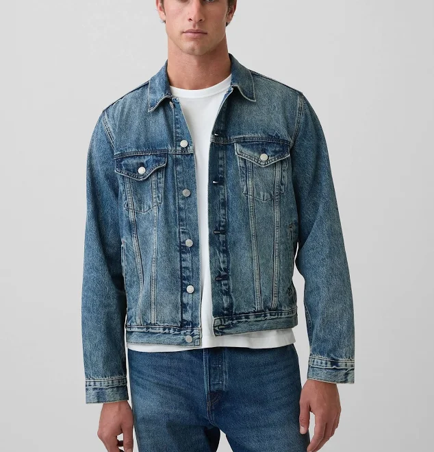 jacket Gap Men's Classic Icon Denim Jacket Gap $44
