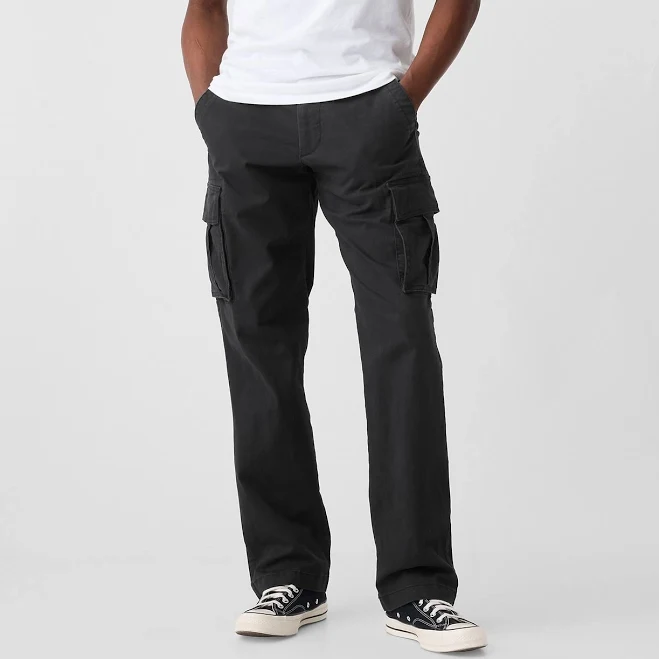 cargo pants Gap Men's Gapflex Essential Straight Cargo Pants Gap Factory $27.99