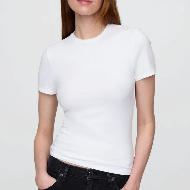 top Gap Women's Closeknit Jersey T-Shirt Gap $19