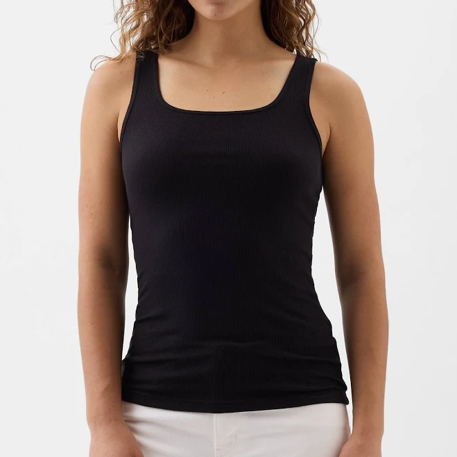 top Gap Women's Logo Ribbed Tank Top Gap Factory $7.99