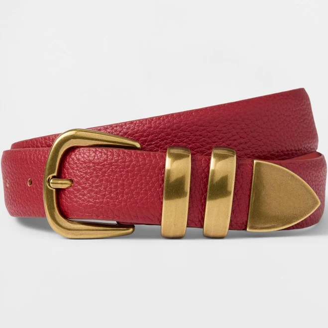 accessory Gap Women's Pebbled Leather Belt Gap $19