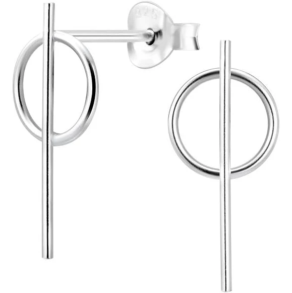 accessory Geometric Stud Earrings 925silverjewelry.com $7.56