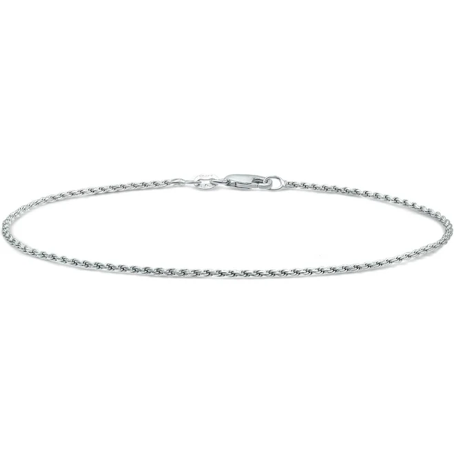 accessory Giani Bernini Women's Sterling Silver Rope Link Chain Bracelet Macy's $42