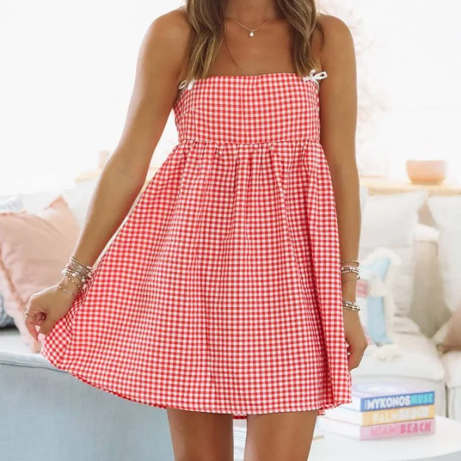 dress Gingham Glow Mini Dress Hazel & Olive $74