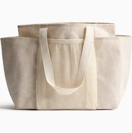 bag H&M Home Beige Large Jute-Blend Shopper H&M $29.99