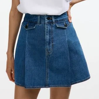 denim skirt H&M Ladies A-Line Denim Skirt H&M $39.99