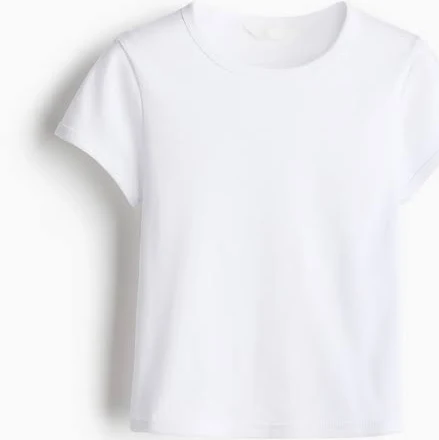 top H&M Ladies Fitted T-Shirt H&M $9.99