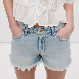jeans H&M Ladies Frayed Denim Shorts H&M $24.99