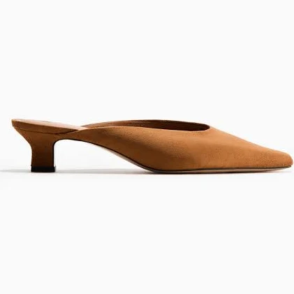 shoes H&M Ladies Heeled Mules H&M $44.99