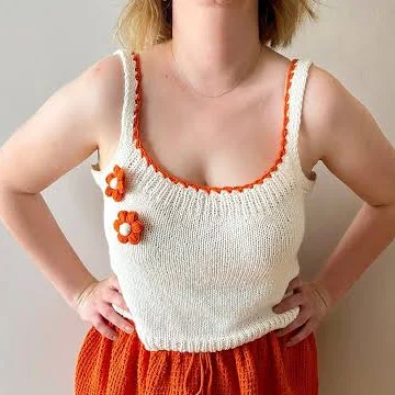 top Handmade Floral Crochet Cotton Crop Top Etsy - Seller $72
