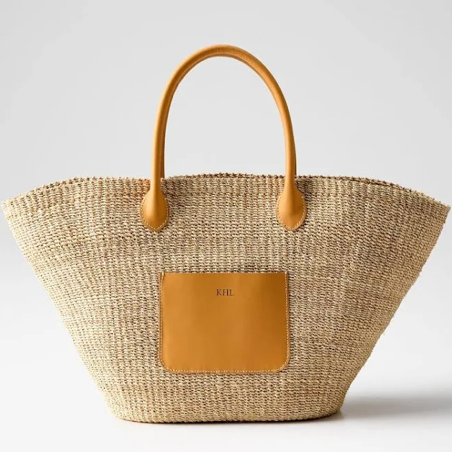 bag Handwoven Abaca Beach Tote Mark and Graham $109.99