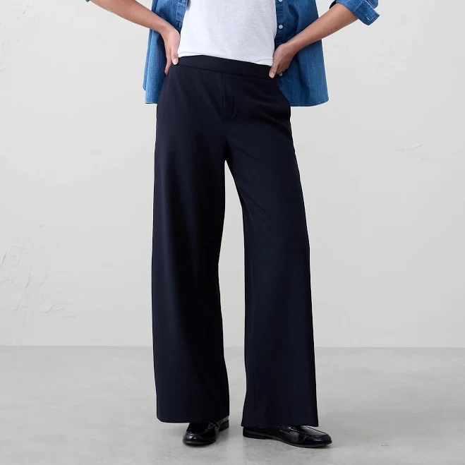 culottes Hayden Wide-Leg Pants Banana Republic Factory $60