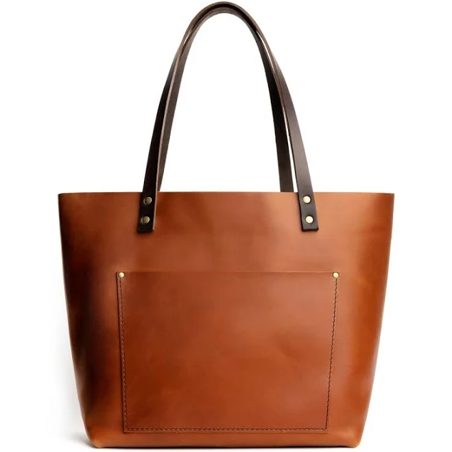 bag Honey Classic Leather Tote Bag Portland Leather Goods $120
