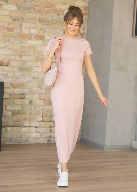 matching set Inherit Clothing Co. Ribbed Knit Top & Skirt Set Inherit Co. $58