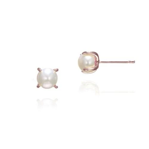 accessory Ivory and Co Cairo Gold Classic Pearl Stud Earrings Lace & Favour $31