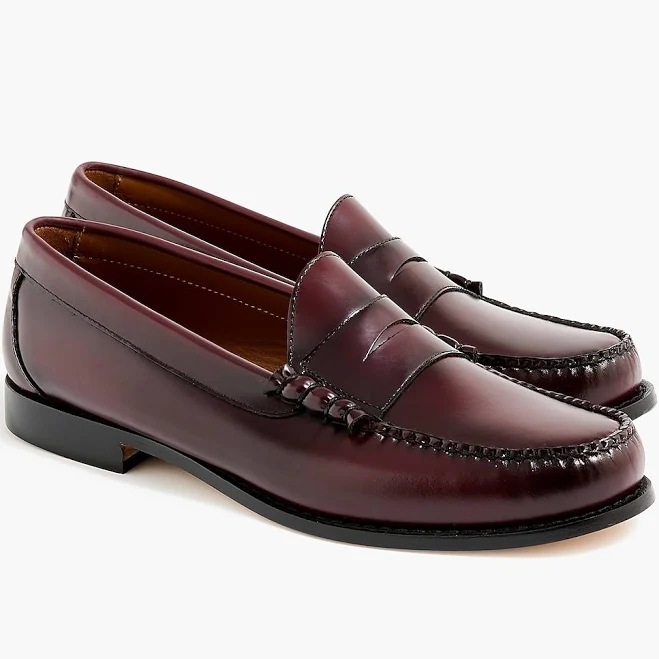 shoes J.Crew Men's Penny Loafers J.Crew Factory $118.5