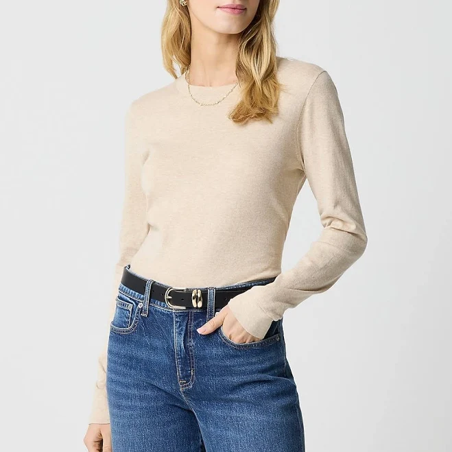 top J.Crew Women's Cotton Teddie Sweater J.Crew Factory $52.5