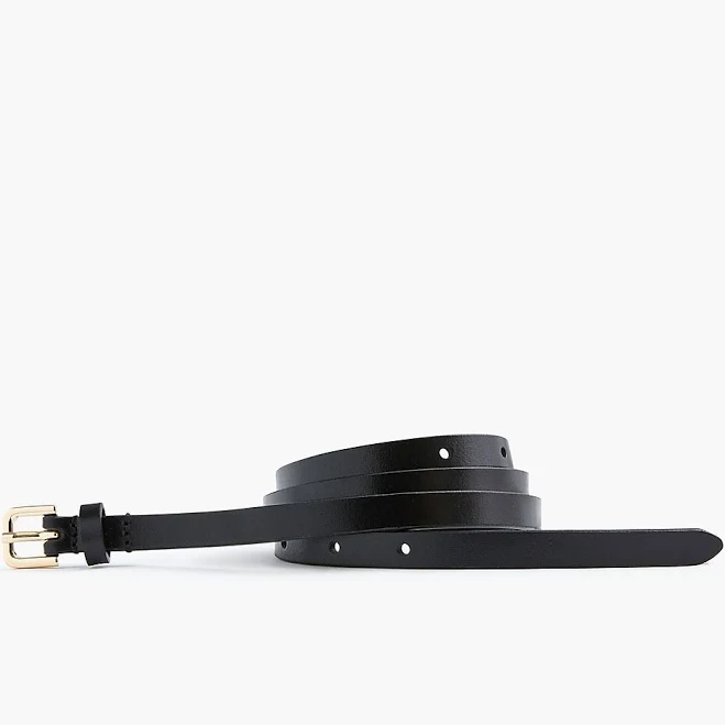 belt J.Crew Women's Italian Bonded Leather Skinny Belt J.Crew Factory $39.99