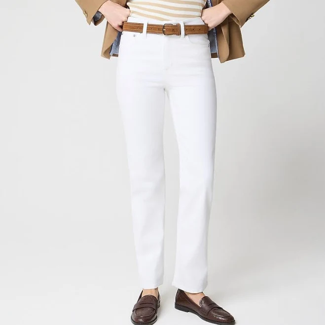 jeans J.Crew Women's Mid-Rise Straight All-Day Stretch Jean J.Crew Factory $59.5
