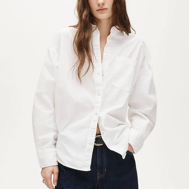 top J.Crew Women's Étienne Oversized Oxford Shirt J.Crew $74.5