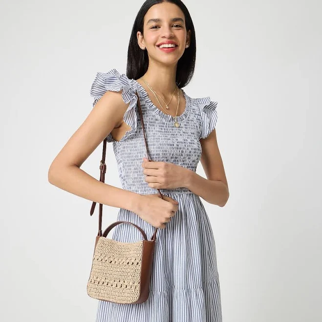 bag J.Crew Women's Woven Crossbody Mini Tote Bag J.Crew Factory $46.5