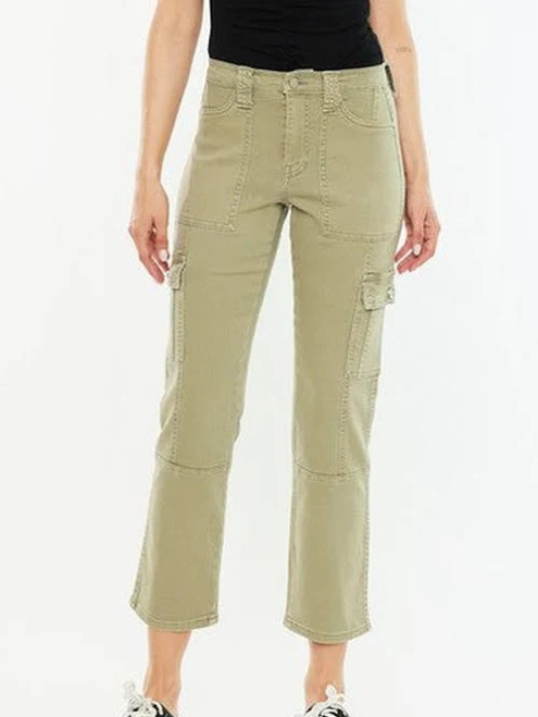 cargo pants Kancan USA Women's Lavinia High-Rise Slim Straight Cargo Pants Nordstrom $61.46