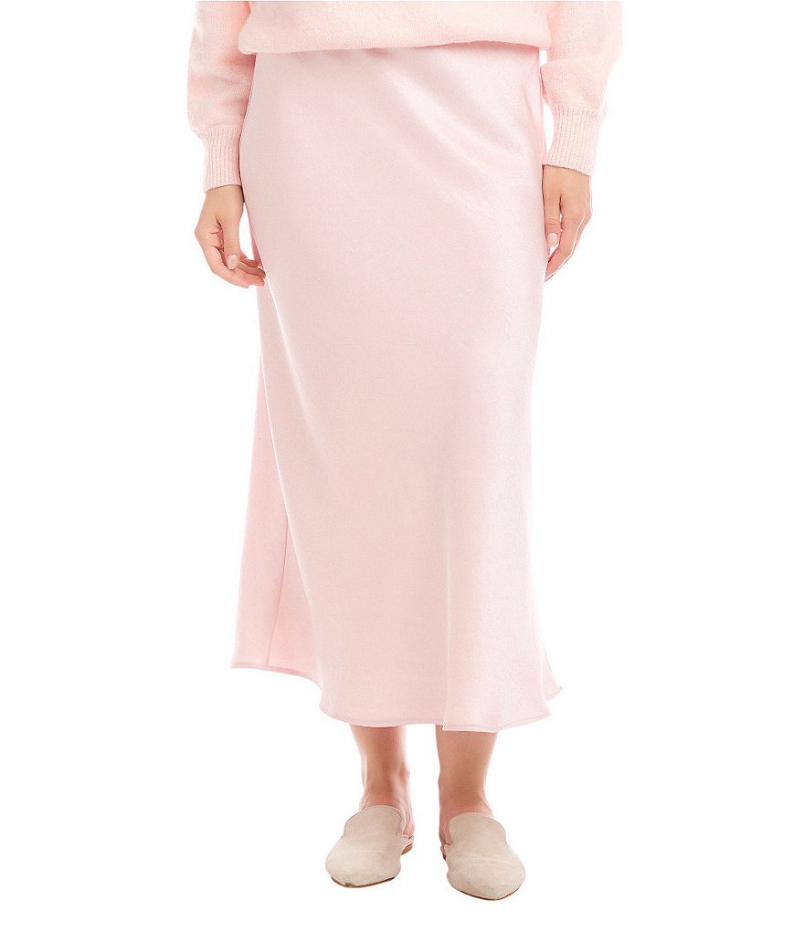 skirt Karen Kane Satin Bias Cut Midi Skirt Dillard's $39.99
